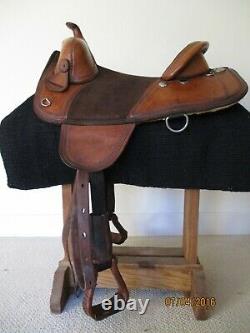 Bob Marshall Treeless Saddle Circle Y 15 Inch Trail Western Gaited