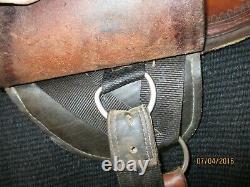 Bob Marshall Treeless Saddle Circle Y 15 Inch Trail Western Gaited