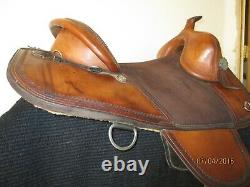 Bob Marshall Treeless Saddle Circle Y 15 Inch Trail Western Gaited