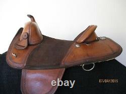 Bob Marshall Treeless Saddle Circle Y 15 Inch Trail Western Gaited