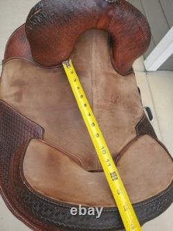 Bob Marshall by Circle Y Treeless Western Sports Saddle 14 Round Skirt