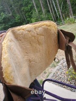 Bob Marshall by Circle Y Treeless Western Sports Saddle 14 Round Skirt