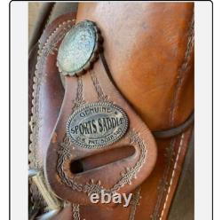 Bob Marshall treeless western saddle
