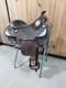 Bob's Custom 15 1/2 Western Show Saddle, 6 1/4 Gullet. Real Silver Made In Usa