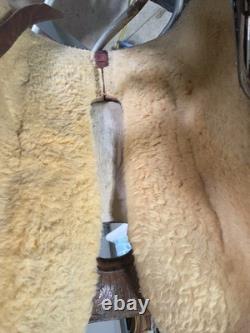 Bob's Custom 15 1/2 Western Show Saddle, 6 1/4 Gullet. Real Silver Made In USA
