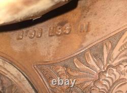 Bob's Custom 15 1/2 Western Show Saddle, 6 1/4 Gullet. Real Silver Made In USA