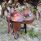 Bob's Custom Saddle 15 1/2 15.5 Ranch Western Cowboy Brown Leather