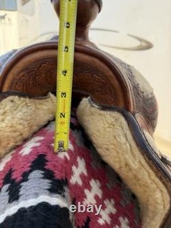 Bob's Pleasure/Trail Leather Saddle Brown 15 in Traditional Western
