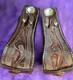 Bob's Sterling Silver Tooled Leather Western Show Saddle 4 Inch Bell Stirrups
