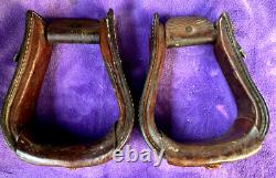 Bob's Sterling Silver Tooled Leather Western Show Saddle 4 Inch Bell Stirrups