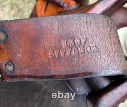 Bona Allen 16 Seat Western Roping Ranch Saddle Tool Leather Pleasure Trail USA