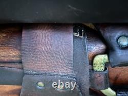 Bona Allen 16 Seat Western Roping Ranch Saddle Tool Leather Pleasure Trail USA