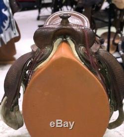Bona Allen 16 Slick Seat Ranch Saddle Pre-Owned Good Condition