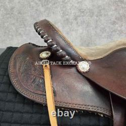 Bona Allen Western Roping Saddle, 15 Seat, Regular Tree (Read Description)