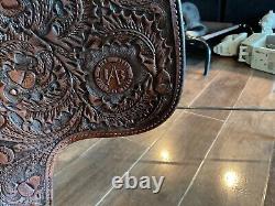 Bona Allen Western saddle 15.5 (008)