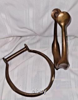 Brass Oxbow Stirrups Heavy & Well Made