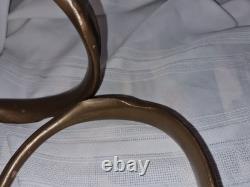 Brass Oxbow Stirrups Heavy & Well Made