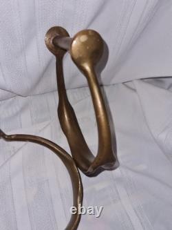 Brass Oxbow Stirrups Heavy & Well Made