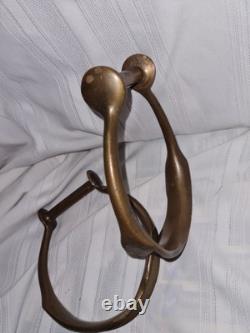 Brass Oxbow Stirrups Heavy & Well Made