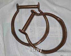 Brass Oxbow Stirrups Heavy & Well Made