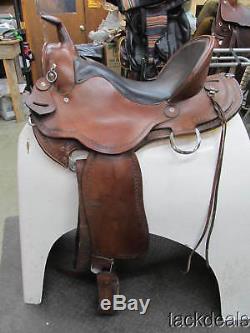 Brennemans Custom Gaited Horse Trail Saddle 16 Lightly Used Amish Maker
