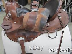 Brennemans Custom Gaited Horse Trail Saddle 16 Lightly Used Amish Maker