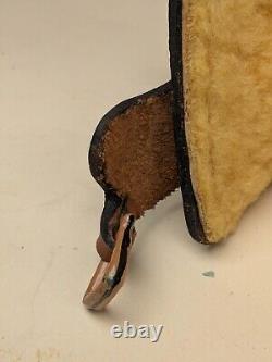 Breyer Western Show Saddle Hand Tooled Antiques Vintage Leather & Metal