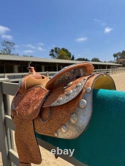 Broken Horn 16 Used Western Show Saddle
