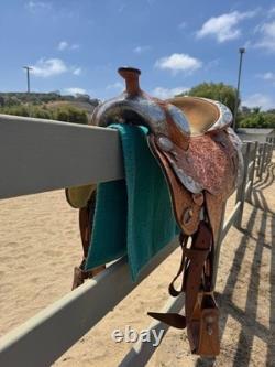 Broken Horn 16 Used Western Show Saddle