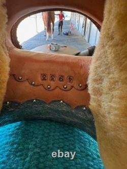 Broken Horn 16 Used Western Show Saddle