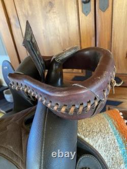 Brown Wintec Western Saddle. 16 Inch Seat. Triple E Cinch, Upgraded Stirrups