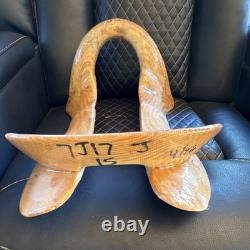 Brown Wood Western Saddle Tree Frame 15 in Traditional Design for Horse