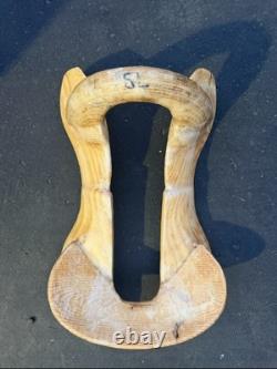 Brown Wood Western Saddle Tree Frame 15 in Traditional Design for Horse