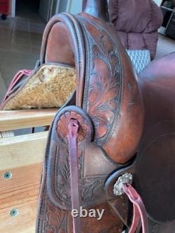 Brydon Brothers vintage western saddle. Beautiful for display and very rideable Brydon Brothers vintage western saddle. Beautiful for display and very rideable
