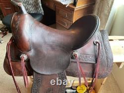 Brydon Brothers vintage western saddle. Beautiful for display and very rideable