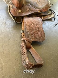 Buffalo Saddlery Western Barrel Saddle