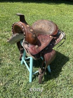 Buffalo Saddlery Western Barrel Saddle
