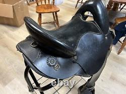 CASADOSA Leather Horse Saddle 15 In