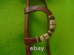 CHAMPION TURF Unused RAWHIDE Braid Tack SETHEADSTALLBREAST COLLARSplit REINS