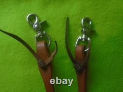 CHAMPION TURF Unused RAWHIDE Braid Tack SETHEADSTALLBREAST COLLARSplit REINS