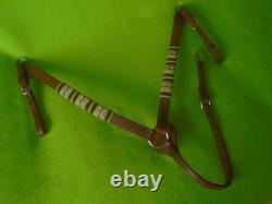 CHAMPION TURF Unused RAWHIDE Braid Tack SETHEADSTALLBREAST COLLARSplit REINS