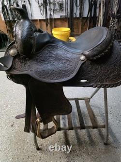 CIRCLE Y WESTERN Training SADDLE 16 SEAT USED