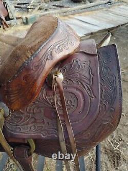 CUSTOM 15 Western Saddle Raw Hide Tree, Horse Or mule