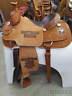 Cactus Roping Saddle 15 1/2 New Never Used Roughout Custom