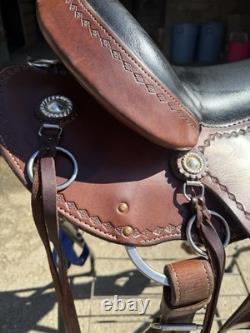 Cashel 16 in Brown Leather Traditional Western Pleasure/Trail Saddle