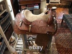Champion Turf Equitation Western Saddle (VERY nice with Sterling Accents, etc.)