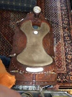Champion Turf Equitation Western Saddle (VERY nice with Sterling Accents, etc.)