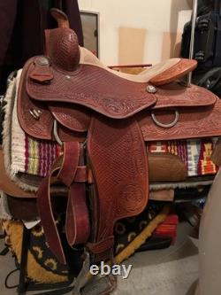 Champion Turf Western Reining Saddle 16 seat, 7 Gullet, FQHB