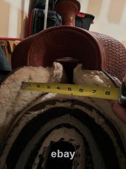 Champion Turf Western Reining Saddle 16 seat, 7 Gullet, FQHB