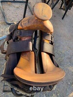 Charro Saddle Vintage 13 Seat Mexican Western Horse Tack